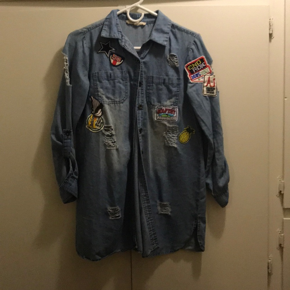 Jean shirt/jacket